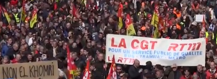 bouchons manifestation paris loi du travail